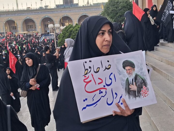 تصاویر/وداع لرستانی ها با رهبرشهید امت