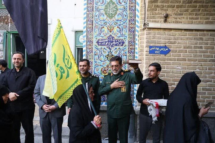 تصاویر/ بدرقه زائران تشییع پیکر آقای شهید ایران