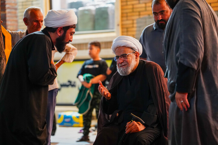 تصاویر/ تجمع باشکوه مردم نیروگاه قم در چله سوم شهادت قائد امت و شهدای جنگ رمضان