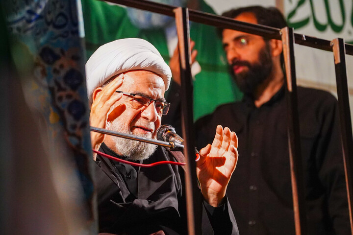 تصاویر/ تجمع باشکوه مردم نیروگاه قم در چله سوم شهادت قائد امت و شهدای جنگ رمضان