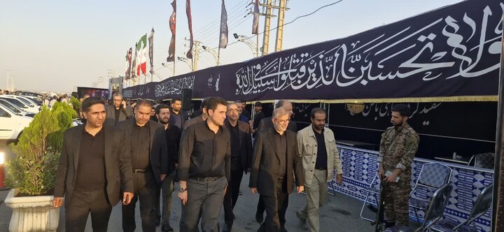 استاندار البرز از موکب حضرت علی‌بن‌موسی‌الرضا(ع) گرمدره بازدید کرد