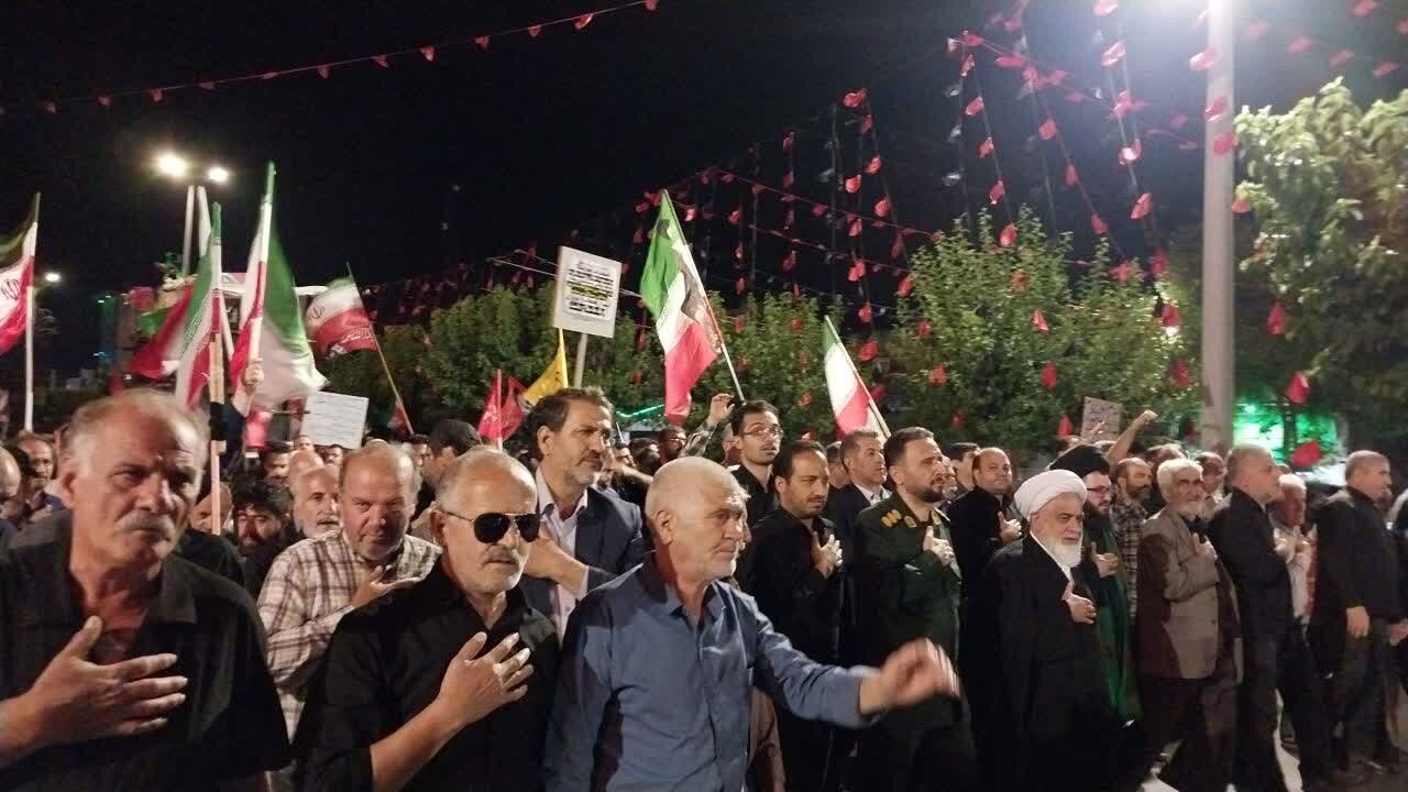 فیلم | حضور حماسی مردم نهاوند در خیابان‌ها
