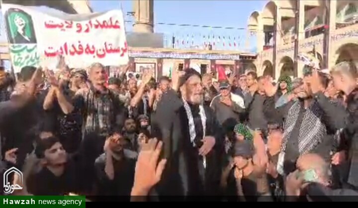 فیلم | وداع لرستانی ها با امام شهید