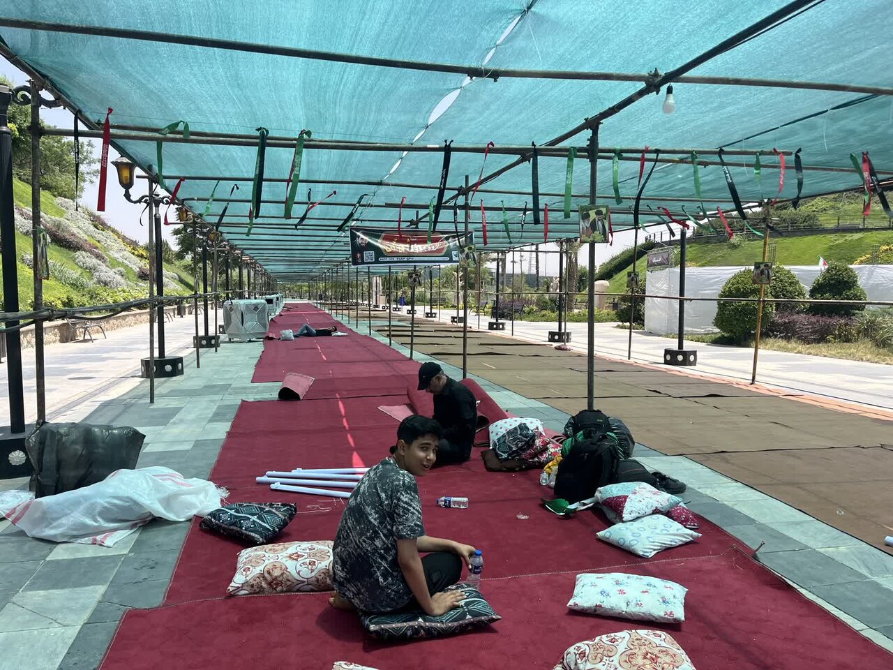 استقرار موکب جهادی «شهید حججی» کاشان در تهران جهت خدمت‌رسانی به زائران+تصاویر