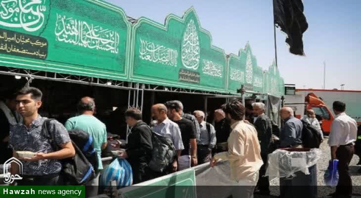 برپایی ۳موکب در مسیر تردد زائران رهبر شهید