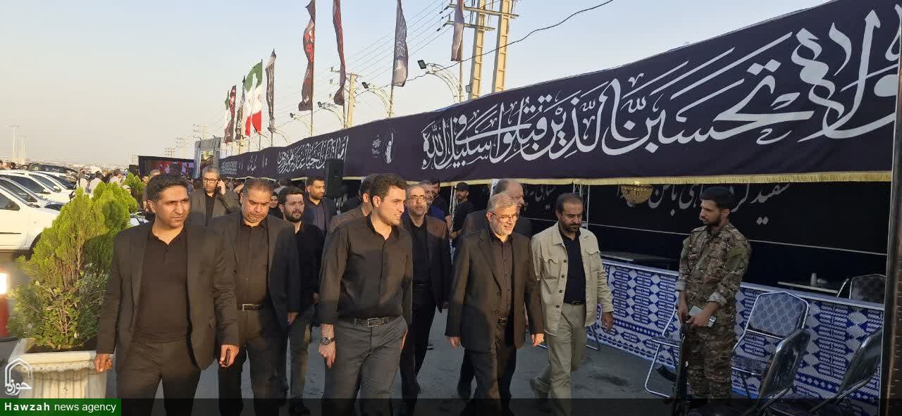 استاندار البرز از موکب حضرت علی‌بن‌موسی‌الرضا(ع) گرمدره بازدید کرد