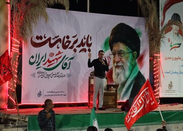 تصاویر/ سوگواری شهادت رهبر انقلاب در دیّر