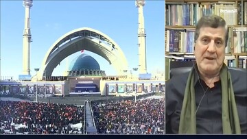 کارشناس امور منطقه‌ای: صحنه‌های تشییع امام خامنه‌ای، رفراندومی بر قدرت محور مقاومت و پیامی فراتر از مرزهای ایران است