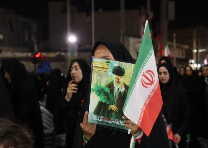 تصاویر/ سوگواری شهادت رهبر انقلاب در دیّر