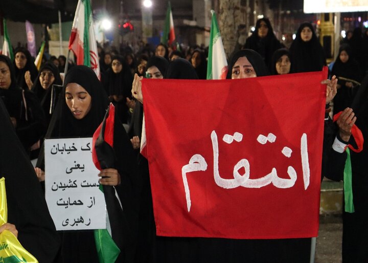 تصاویر/ سوگواری شهادت رهبر انقلاب در دیّر