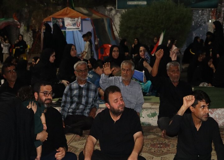تصاویر/ سوگواری شهادت رهبر انقلاب در دیّر