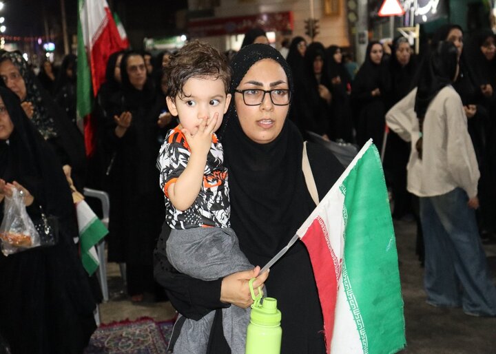 تصاویر/ سوگواری شهادت رهبر انقلاب در دیّر