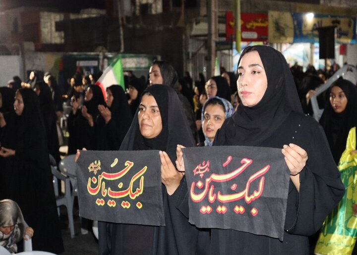 تصاویر/ سوگواری شهادت رهبر انقلاب در دیّر