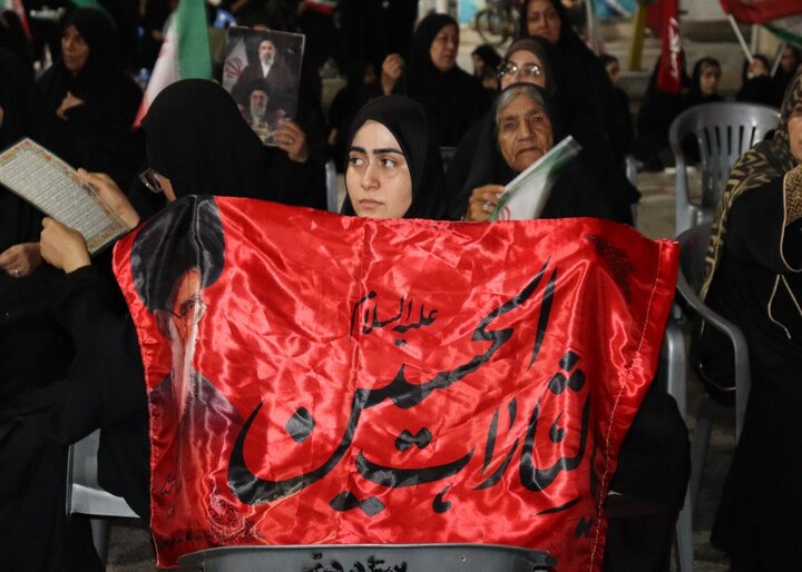 تصاویر/ سوگواری شهادت رهبر انقلاب در دیّر