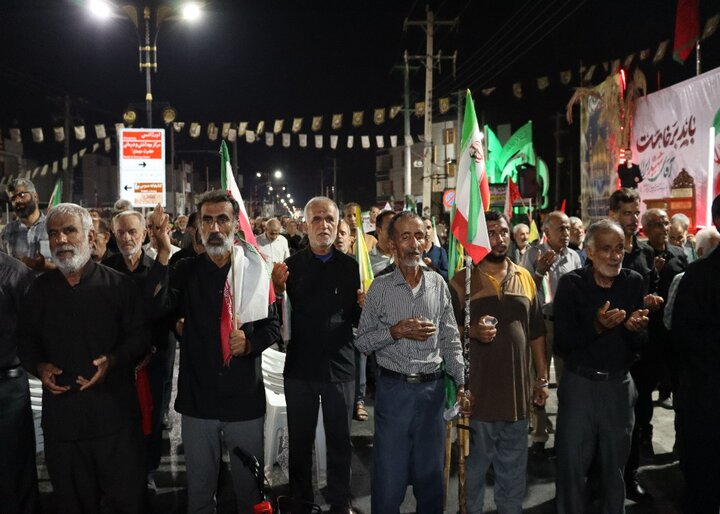 تصاویر/ سوگواری شهادت رهبر انقلاب در دیّر