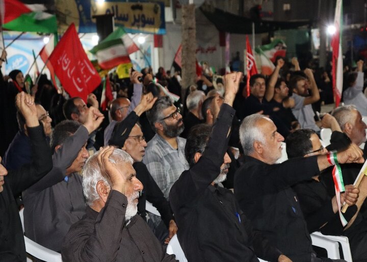 تصاویر/ سوگواری شهادت رهبر انقلاب در دیّر
