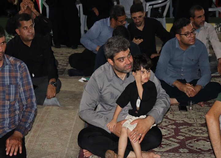 تصاویر/ سوگواری شهادت رهبر انقلاب در دیّر