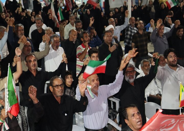 تصاویر/ سوگواری شهادت رهبر انقلاب در دیّر