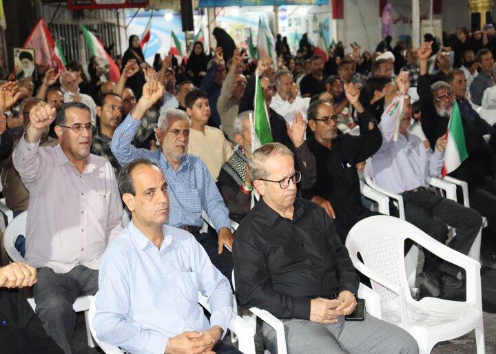 تصاویر/ سوگواری شهادت رهبر انقلاب در دیّر