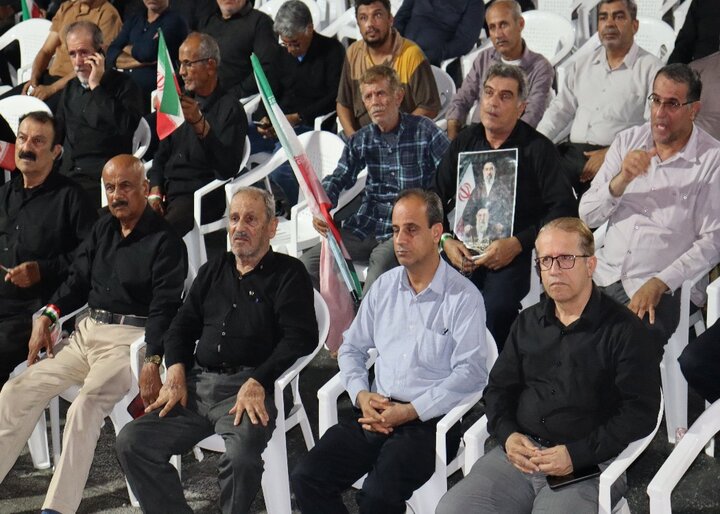 تصاویر/ سوگواری شهادت رهبر انقلاب در دیّر