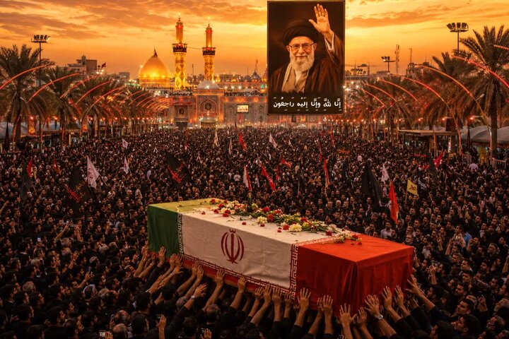 نجف اور کربلا میں لاکھوں عراقی رہبرِ شہید(رہ) کے استقبال کے منتظر