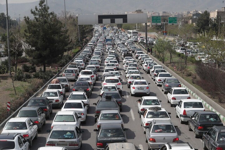 آخرین وضعیت ترافیکی در آزادراه قم ـ تهران