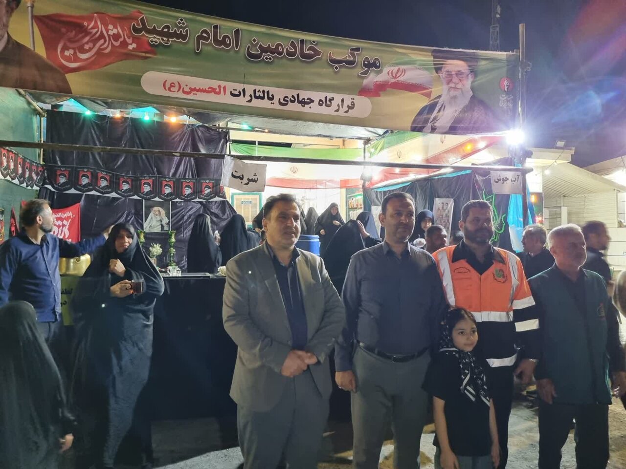 بازدید فرماندار ویژه شهرستان کاشان از مواکب میزبانی زائران رهبر شهید انقلاب