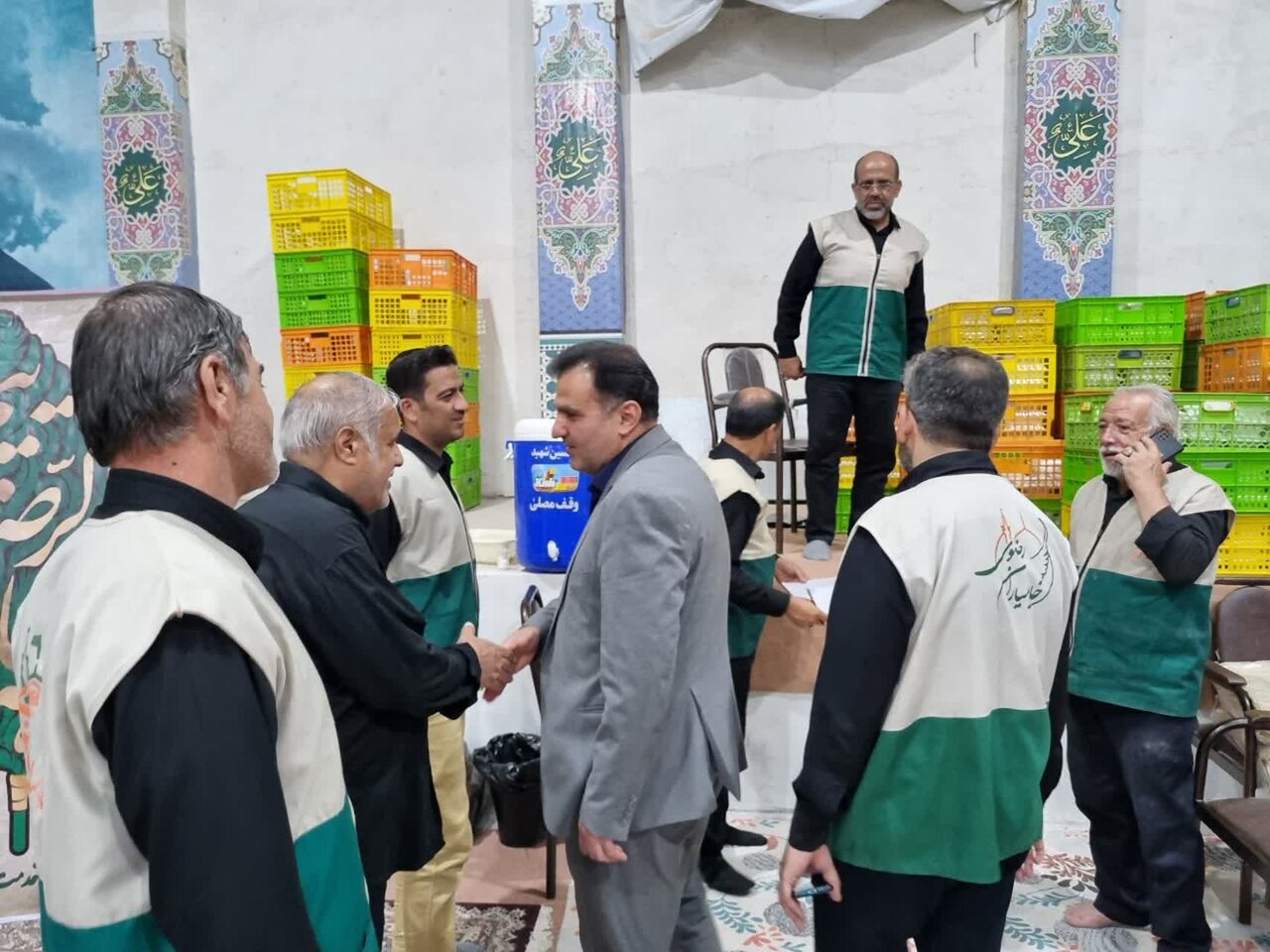 بازدید فرماندار ویژه شهرستان کاشان از مواکب میزبانی زائران رهبر شهید انقلاب
