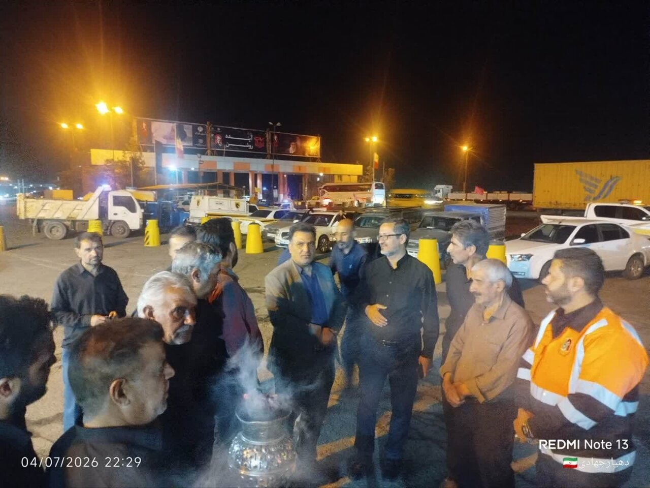 بازدید فرماندار ویژه شهرستان کاشان از مواکب میزبانی زائران رهبر شهید انقلاب