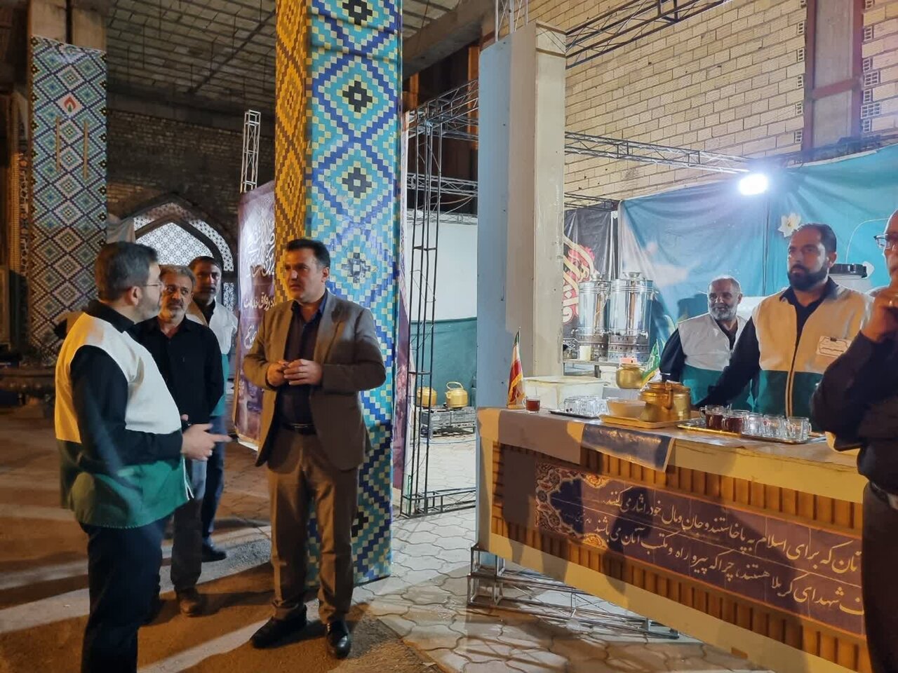 بازدید فرماندار ویژه شهرستان کاشان از مواکب میزبانی زائران رهبر شهید انقلاب