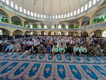 تصاویر/ مراسم عزاداری جاماندگان از تشییع پیکر مطهر قائد شهید انقلاب اسلامی در پیرانشهر
