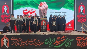 تصاویر/ مراسم عزاداری رهبر شهید انقلاب در مصلای جمعه بوشهر