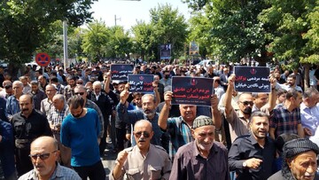 تصاویر/ مراسم جاماندگان تشییع آقای شهید ایران در بوکان