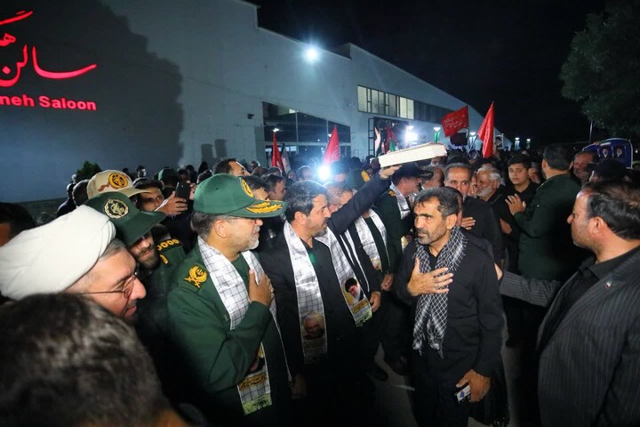 تصاویر /  آیین اعزام سوگواران رهبر شهید در همدان