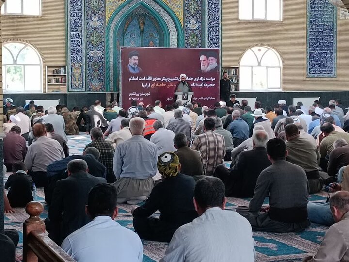 تصاویر/ مراسم عزاداری جاماندگان از تشییع پیکر مطهر قائد شهید انقلاب اسلامی، حضرت آیت‌الله شهید سید علی خامنه‌ای در پیرانشهر