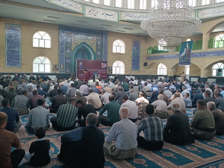 تصاویر/ مراسم عزاداری جاماندگان از تشییع پیکر مطهر قائد شهید انقلاب اسلامی، حضرت آیت‌الله شهید سید علی خامنه‌ای در پیرانشهر