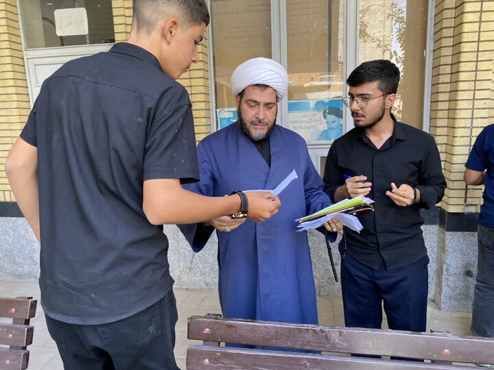 تصاویر/حضور دانش آموزان در مدرسه علمیه امام رضا (ع) میاندوآب