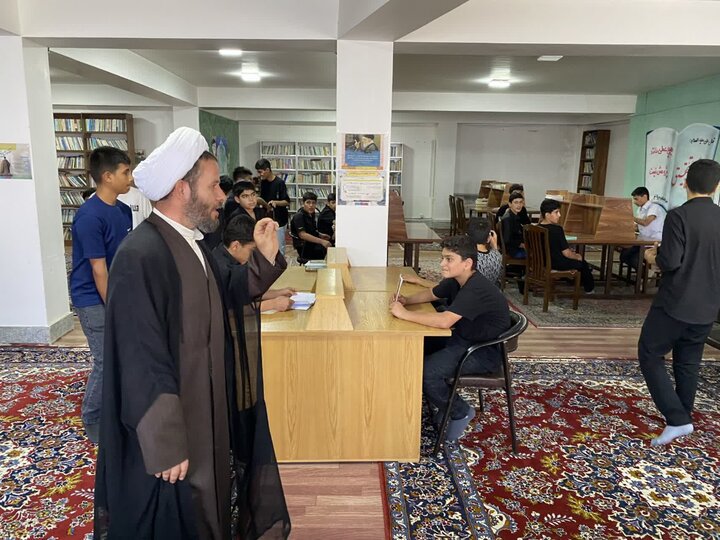تصاویر/حضور دانش آموزان در مدرسه علمیه امام رضا (ع) میاندوآب