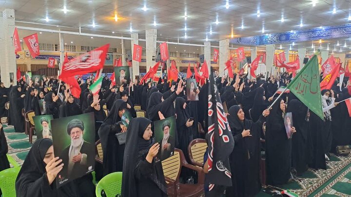 تصاویر/ مراسم عزاداری رهبر شهید انقلاب در مصلای جمعه بوشهر