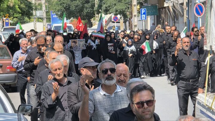 تصاویر/ مراسم عزاداری خیابانی و وداع و تشییع آقای شهید ایران در ماکو