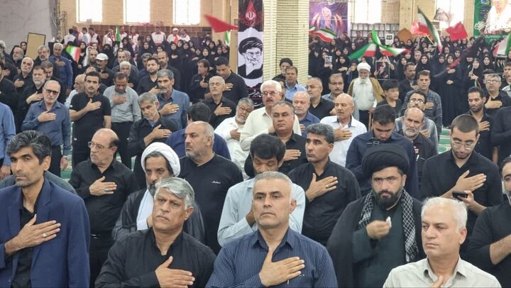 تصاویر/ مراسم سوگواری قائد شهید امت گناوه