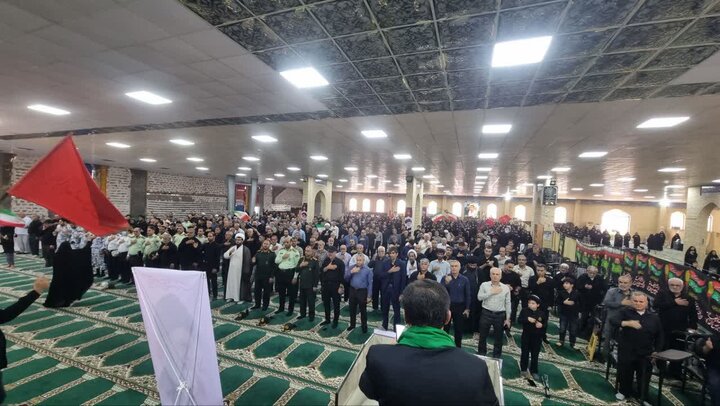 تصاویر/ مراسم سوگواری قائد شهید امت گناوه