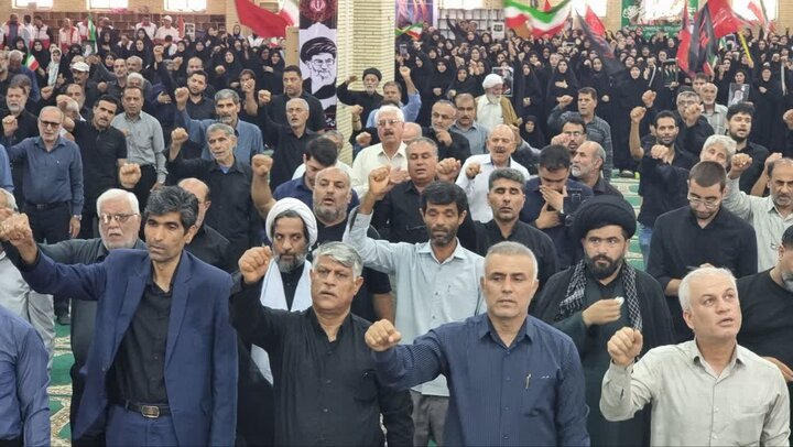 تصاویر/ مراسم سوگواری قائد شهید امت گناوه