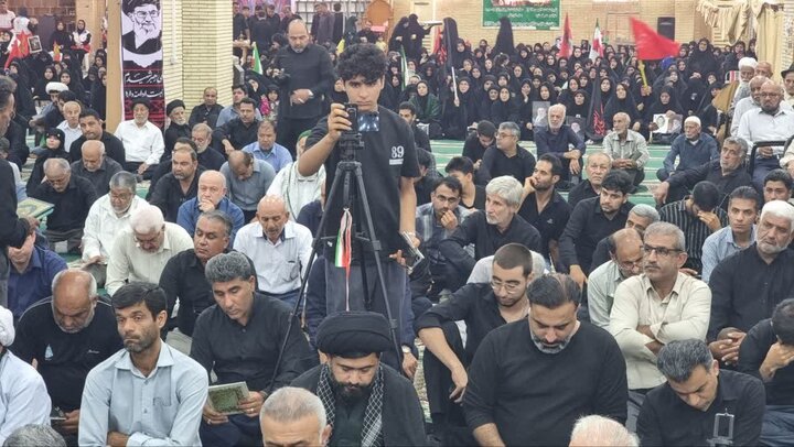 تصاویر/ مراسم سوگواری قائد شهید امت گناوه