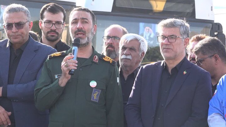تصاویر/اعزام ناوگان حمل و نقل، امدادی و خدمات رسانی از استان مرکزی به استان قم