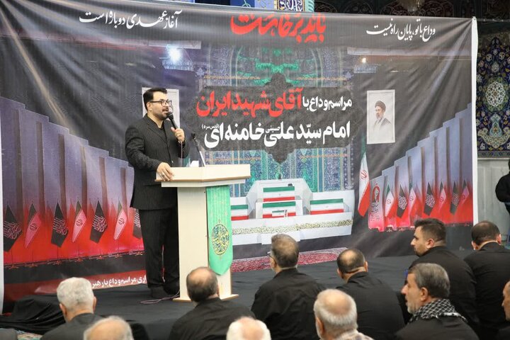 تصاویر/ مراسم وداع با آقای شهید ایران امام سید علی حسینی خامنه‌ای (قدس سره) در مصلای  ارومیه