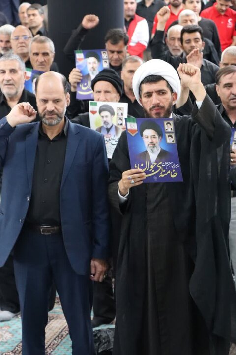 تصاویر/ مراسم وداع با رهبر شهید انقلاب در تکاب