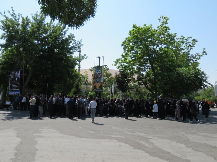 تصاویر/ مراسم جاماندگان تشییع آقای شهید ایران در بوکان
