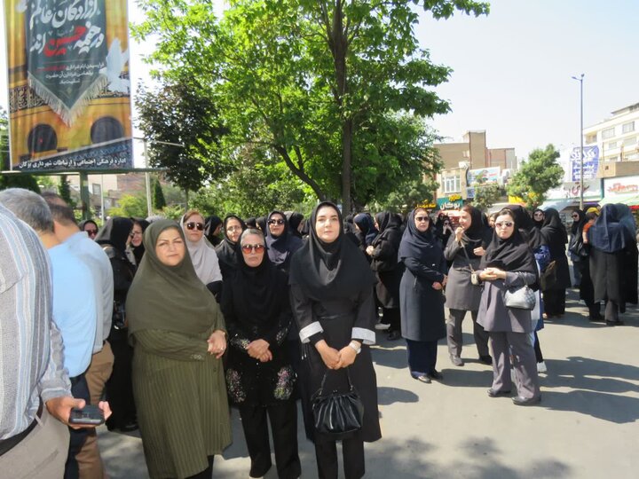 تصاویر/ مراسم جاماندگان تشییع آقای شهید ایران در بوکان