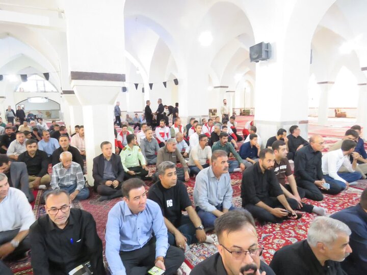 تصاویر/ مراسم جاماندگان تشییع آقای شهید ایران در بوکان
